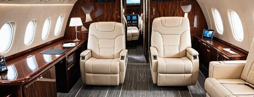 Corporate jet interior refurbishment project