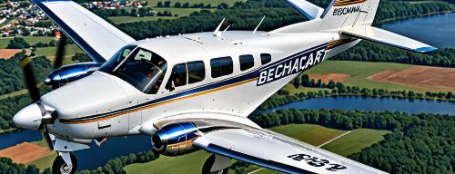 Beechcraft Bonanza custom graphics and paint design